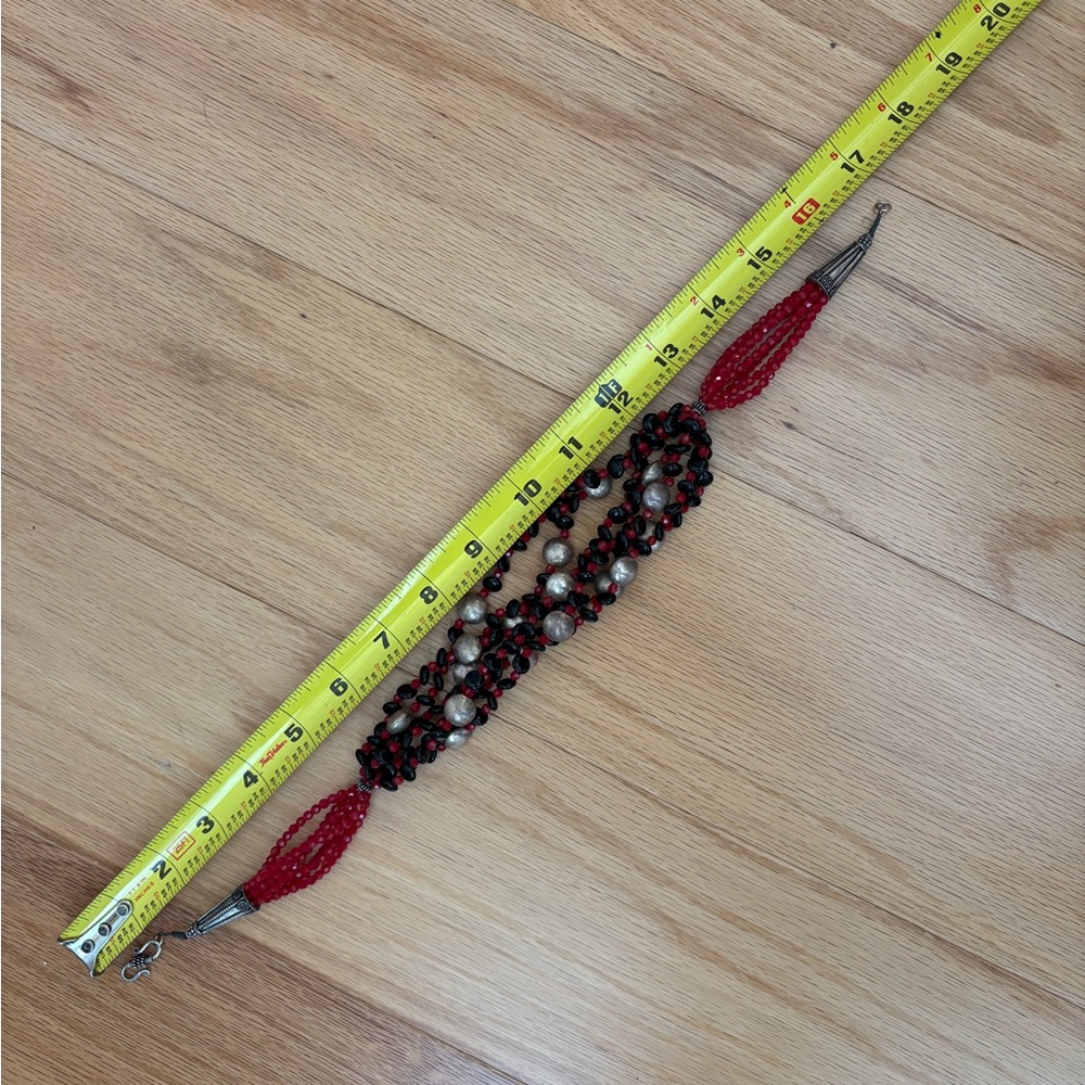 Multi Stranded Boho Bohemian Beaded Statement Nec… - image 7